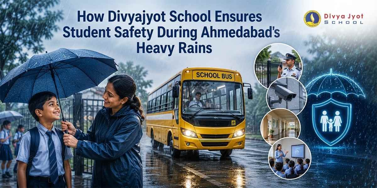 Student Safety During Ahmedabad's Heavy Rains