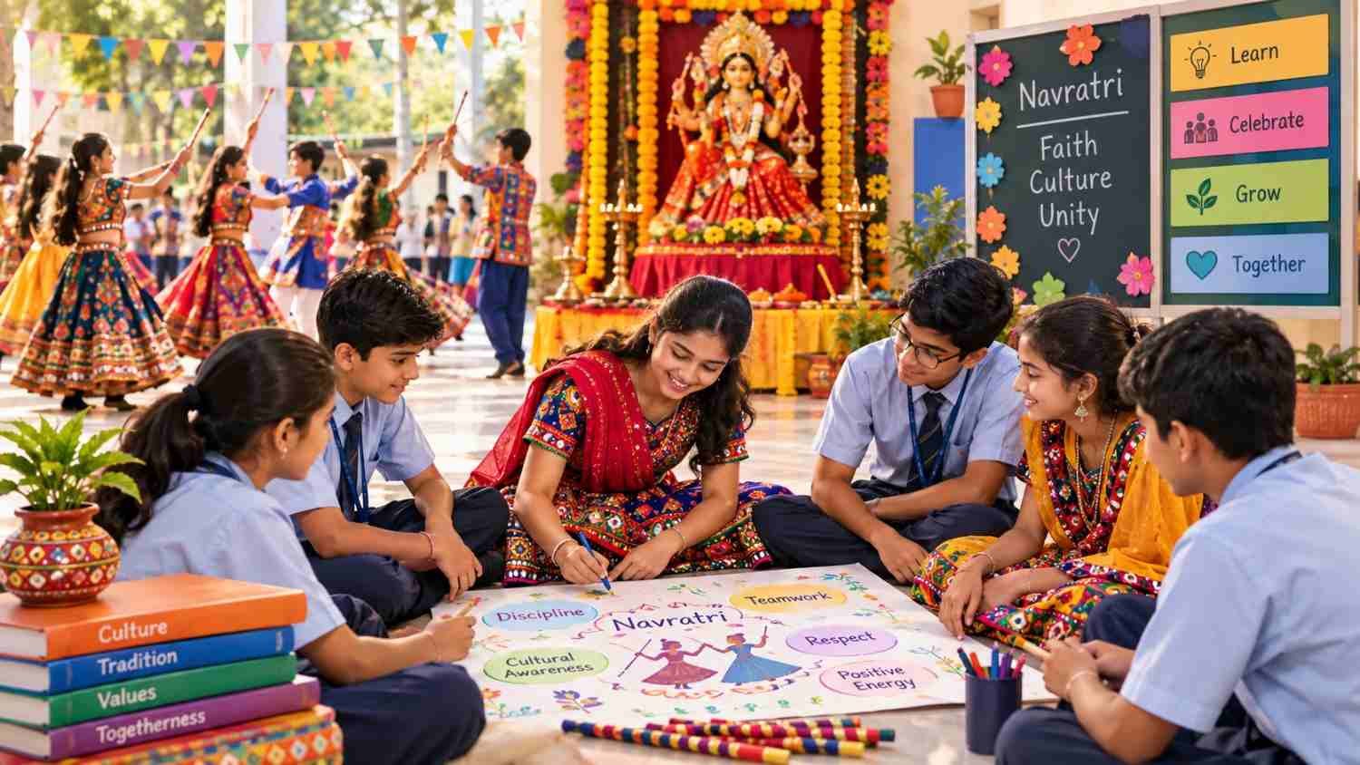 Making Navratri Meaningful for Students