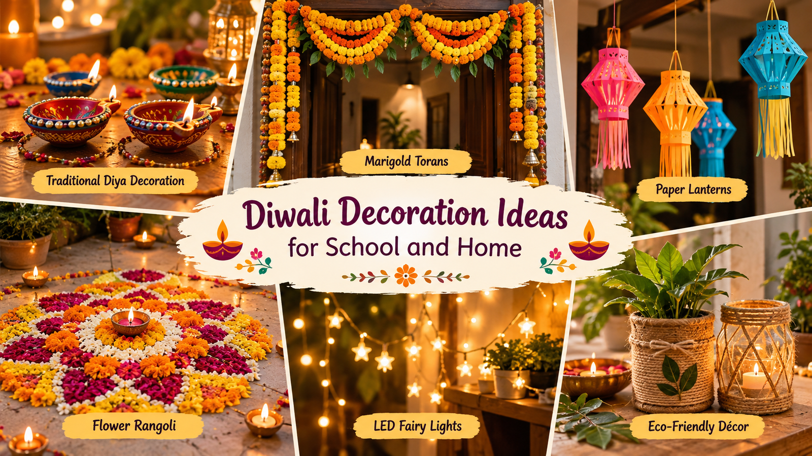 Diwali Decoration Ideas for School